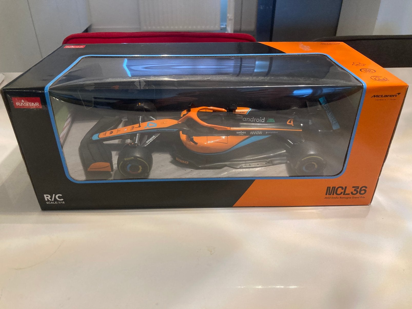 McLaren mlc36 afstand bestuurbare modelauto 1/18, Ophalen of Verzenden, Nieuw, Formule 1