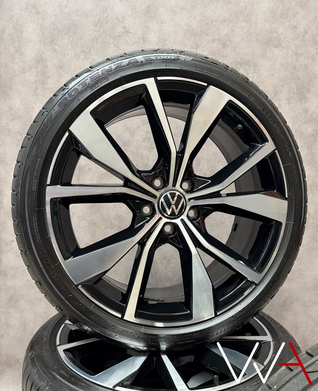 19” Volkswagen T-Roc R-Line “Misano” origineel nieuwstaat, Auto-onderdelen, Banden en Velgen, Banden en Velgen, Zomerbanden, 19 inch