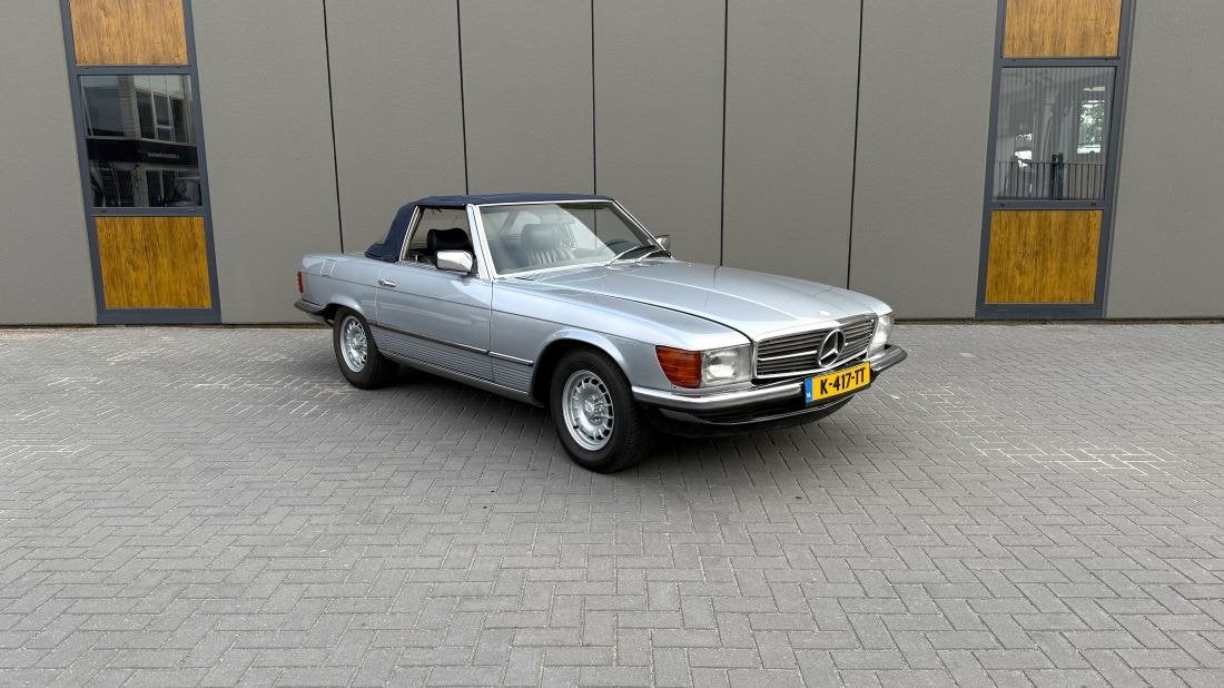 Mercedes-Benz SL-klasse - 380 SL, Auto's, Cabriolet, Blauw, Mercedes-Benz, Bedrijf