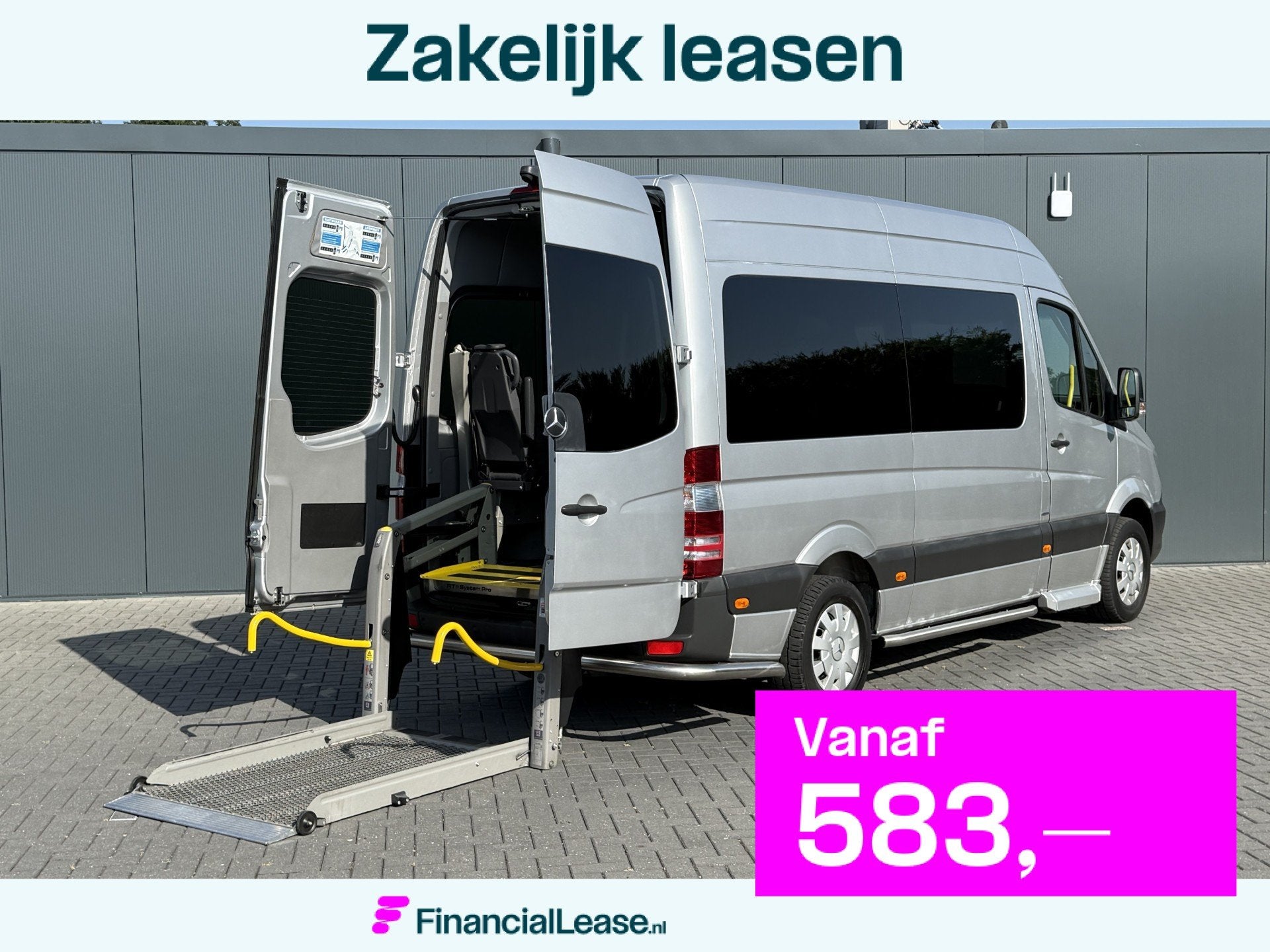 Mercedes-Benz Sprinter 314 CDI AUTOMAAT EURO 6 / FLEXI-TRANS, Automaat, Gebruikt, 2000 kg, 7 stoelen