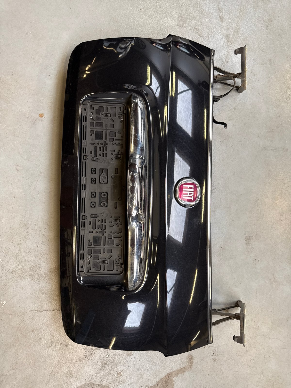 Achterklep Fiat 500  cabrio Zwart - Gebruikt, Gebruikt, Achterklep, Ophalen of Verzenden, Achter
