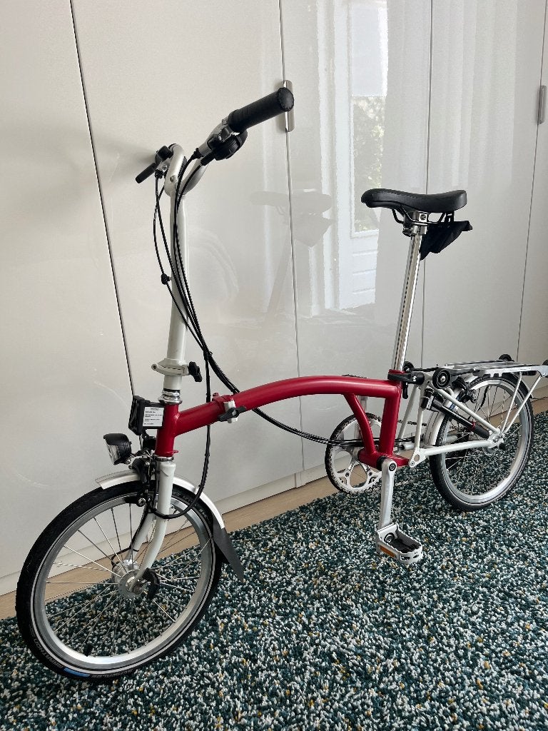 Brompton vouwfiets ZGAN / ONGEBRUIKT 6 versnellingen, Ophalen, Brompton, Velgrem, 16 tot 18 inch