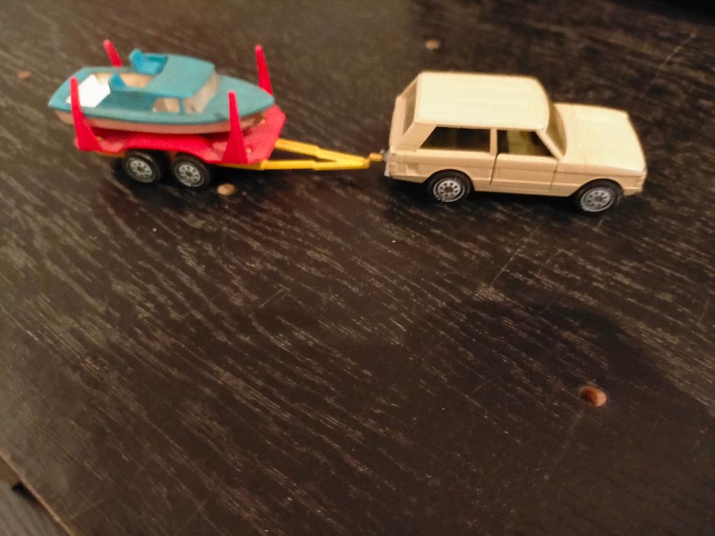 Siku range rover + aanhanger, Hobby en Vrije tijd, Ophalen of Verzenden, Auto