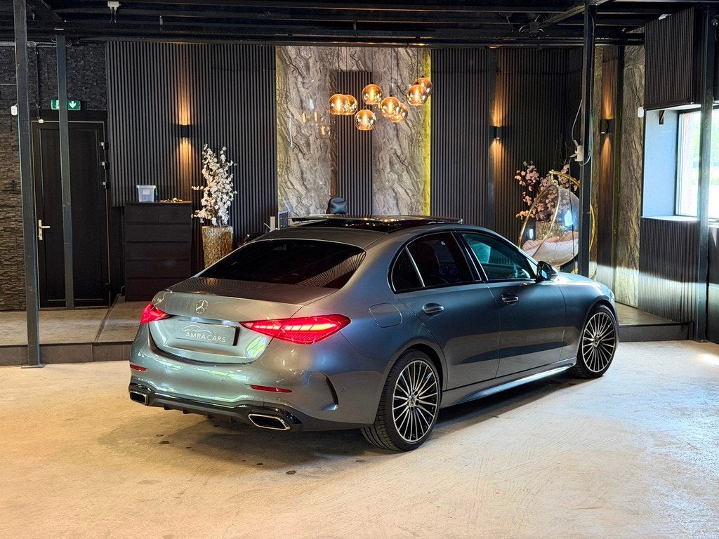 Mercedes-Benz C-klasse 300 AMG Line|Pano|Sfeer|360C|Burmeste, Automaat, Euro 6, 4 cilinders, 259 pk
