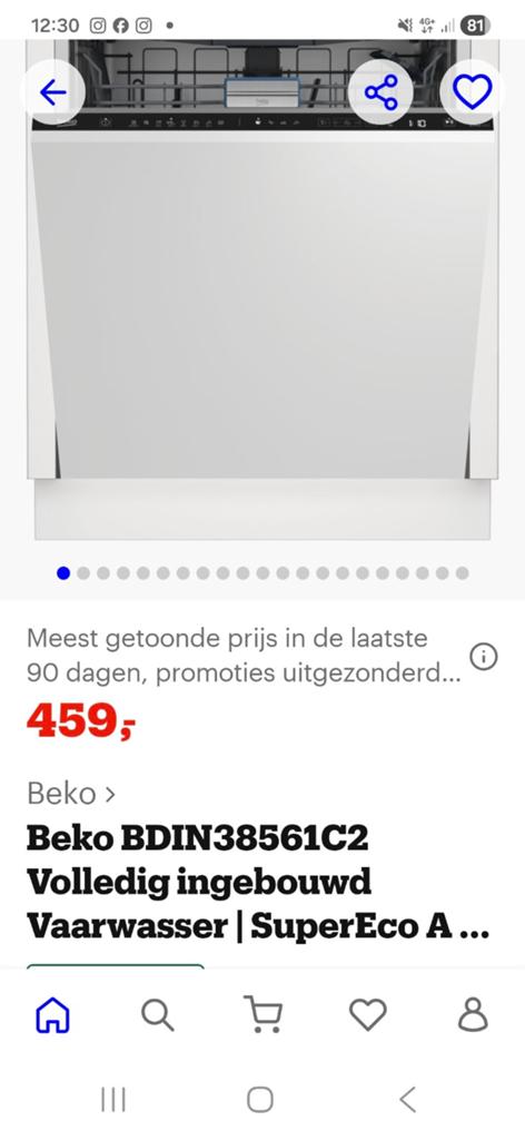 Te koop Beko vaatwasser/ inbouw! Nieuw!!!!, Ophalen of Verzenden, Nieuw, Inbouw, Minder dan 85 cm