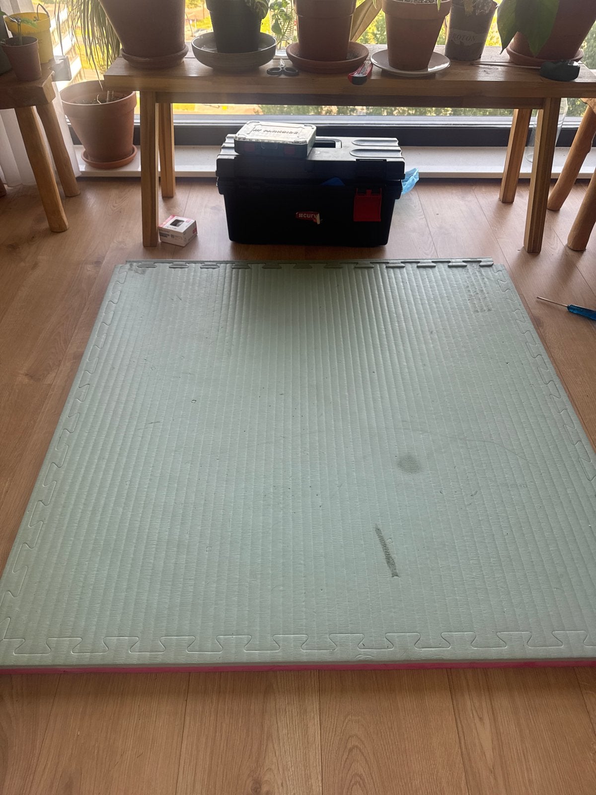 Judomat 1x1 meter - Ideaal voor thuis trainen, Ophalen, Gebruikt, Judo, Vechtsportmateriaal