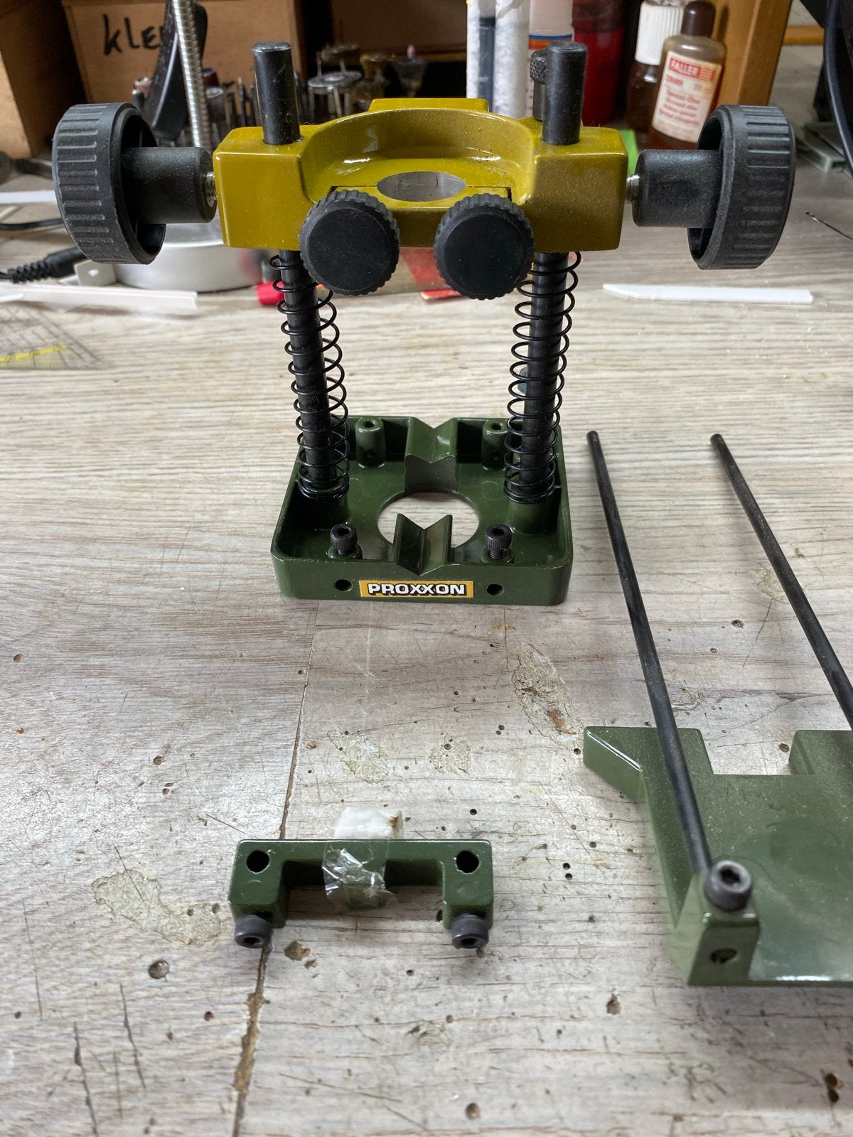 Proxxon Boven frees, Doe-het-zelf en Verbouw, Gereedschap | Freesmachines, Ophalen of Verzenden, Gebruikt