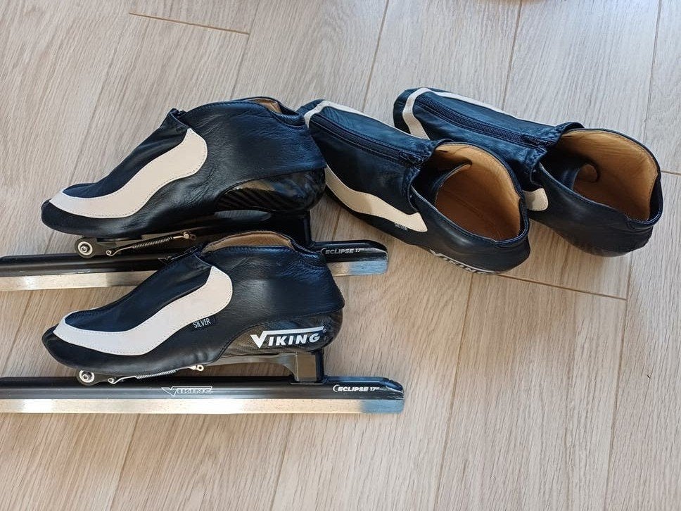 Viking Silver maat 42 en 43 met Eclipse onderstel, Ophalen of Verzenden, Noren, Viking