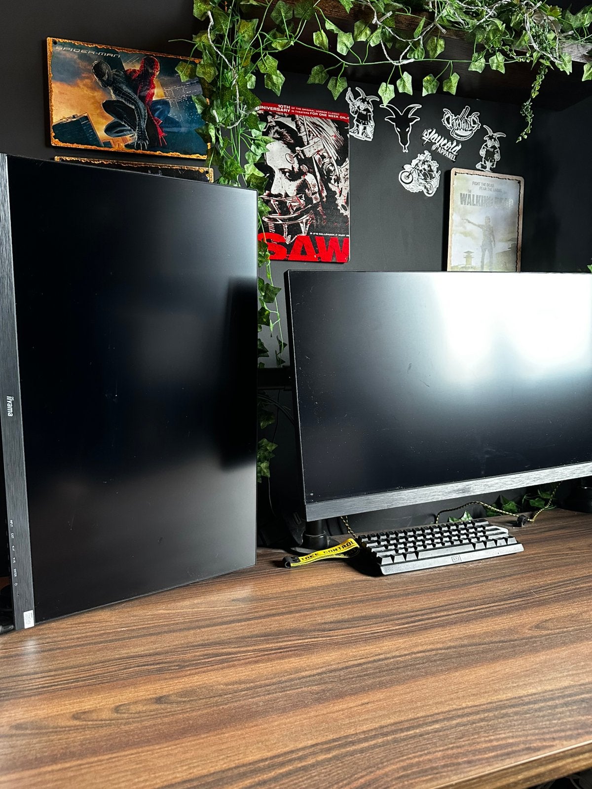 2x Iiyama 1440p 27 inch gaming monitors, IPS, Full HD, Minder dan 1 ms, Zo goed als nieuw
