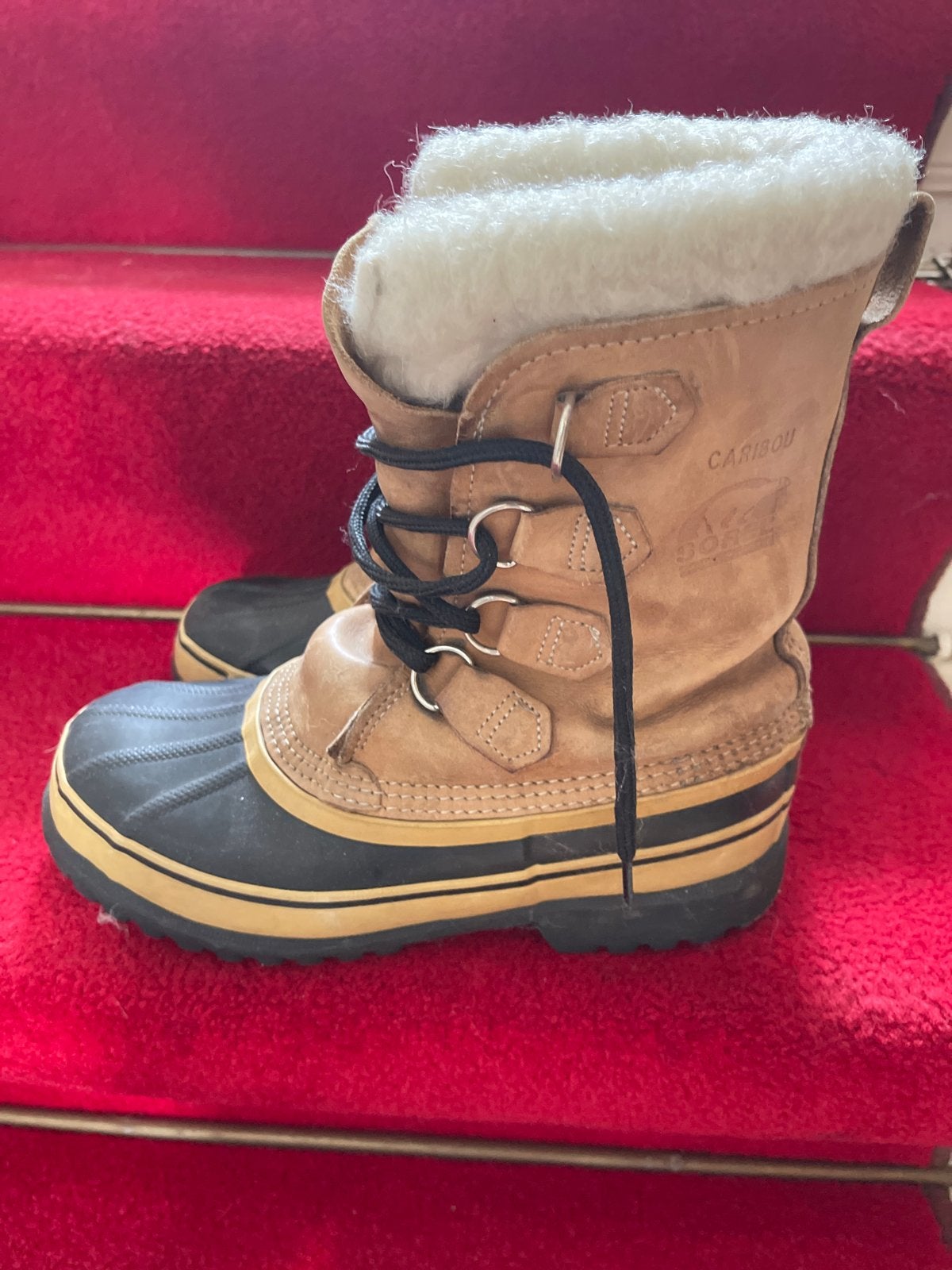Sorel Caribou Snowboots - Bruin/Zwart - Maat 38, Kleding | Dames, Bruin, Snowboots, Ophalen of Verzenden, Gedragen