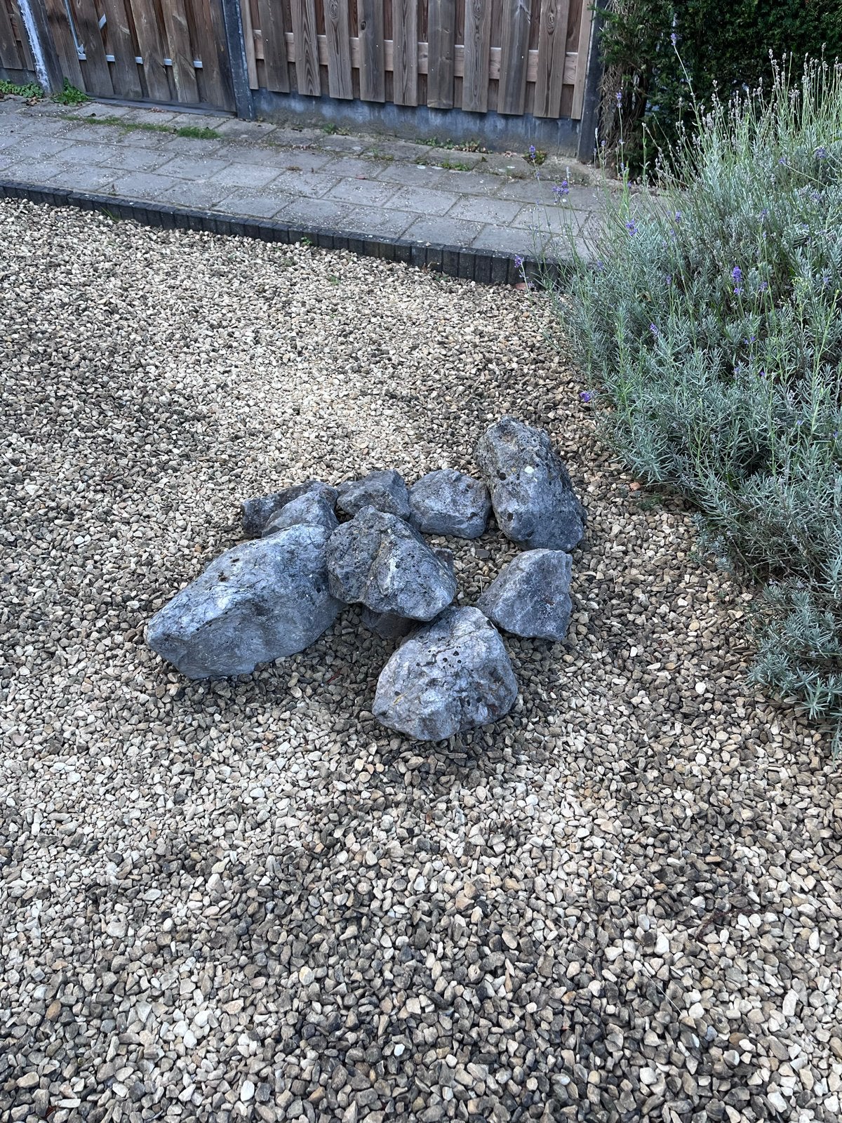 Grote natuurstenen voor tuin of decoratie, Ophalen, Gebruikt, Multi, Kei