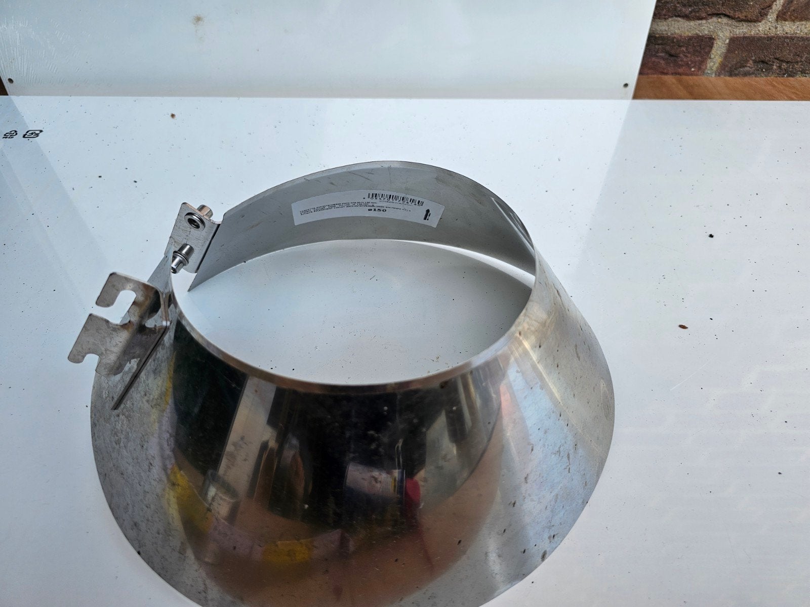 RVS Stormkraag / Regenkraag DN150 – Nieuw, Ophalen of Verzenden, Nieuw, Zwart, Minder dan 5 m²