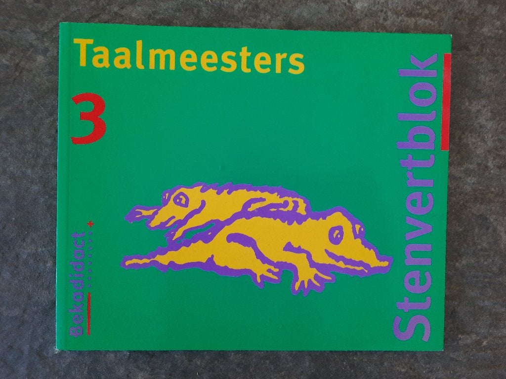 Taalmeesters 3 Stenvert 9789026202803, Ophalen of Verzenden, Nieuw, Overige niveaus, Nederlands