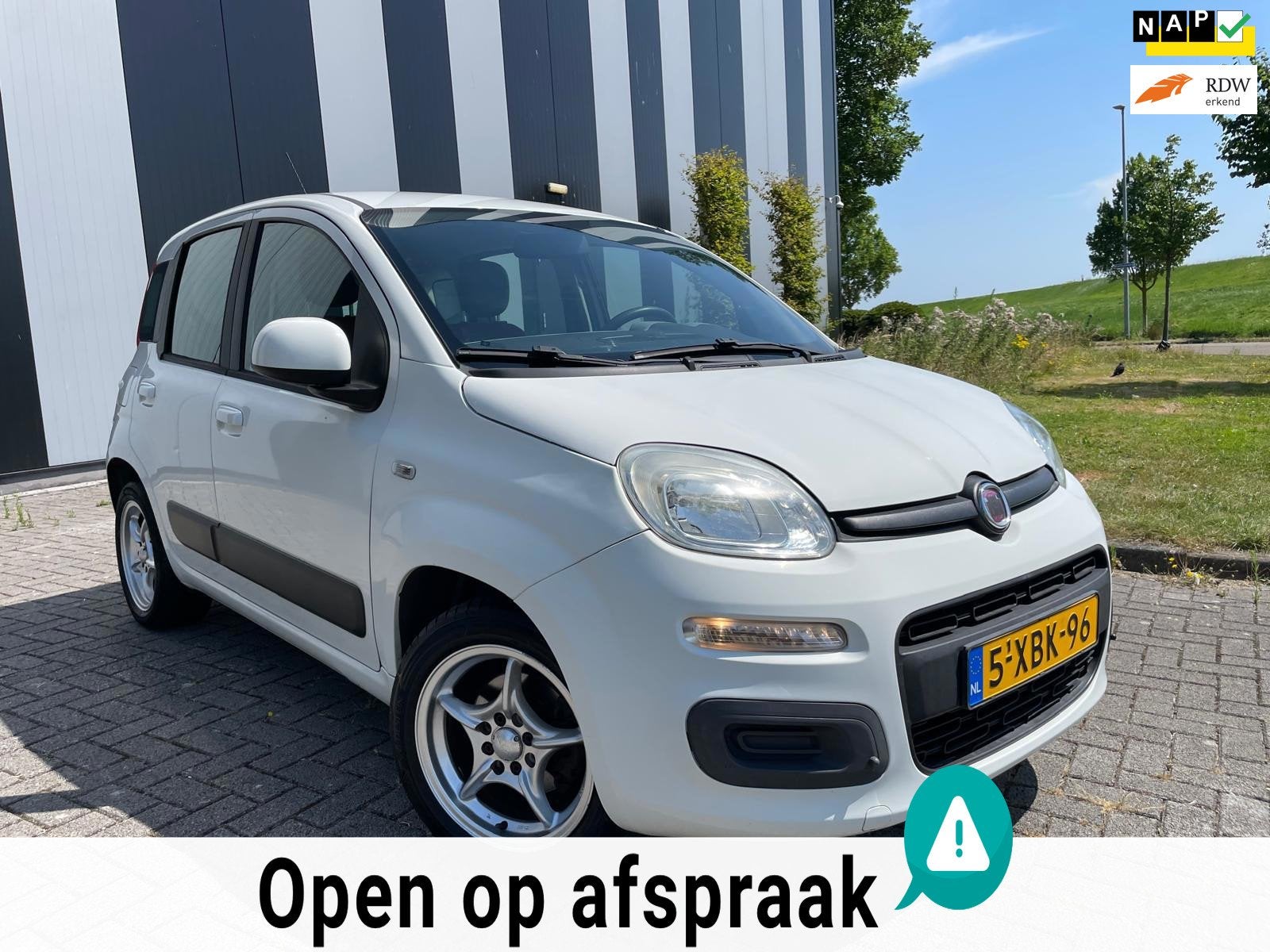 Fiat Panda 0.9 TwinAir Edizione Cool Airco-Hoge Instap-Lmv-2, Gebruikt, Panda, Wit, Origineel Nederlands
