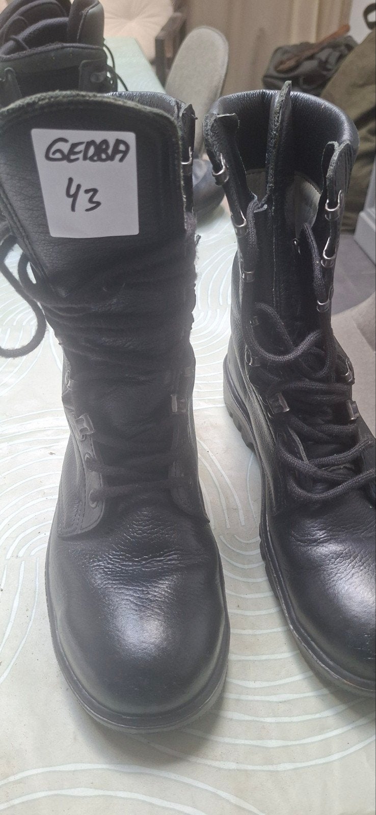 Gerba Dienstkisten Gevechtsschoenen Maat 43, Zwart, Gerba, Boots, Ophalen of Verzenden