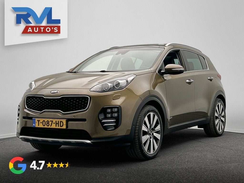 Kia Sportage 1.6 T-GDI 4WD GT-Line PlusLine | Pano/Dak | Led, Auto's, Kia, Gebruikt, 4 cilinders, Bi-Xenon koplampen, Leder