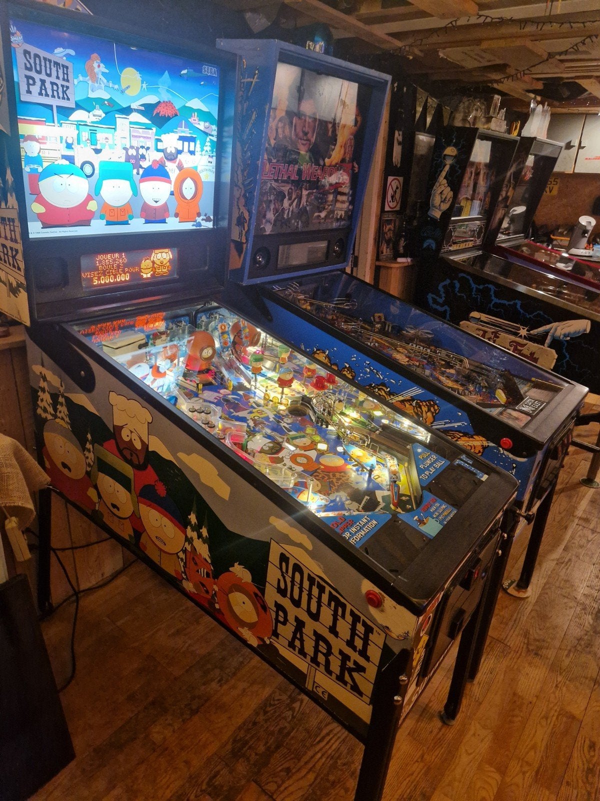 South Park Flipperkast - Sega Pinball, Verzamelen, Automaten | Flipperkasten, Ophalen, Gebruikt, Sega, Elektronisch