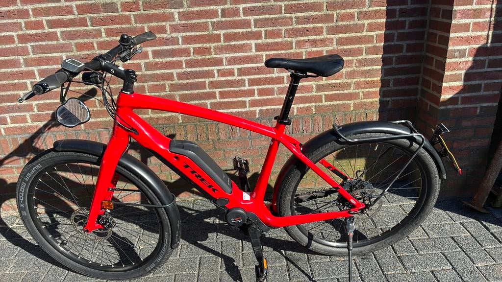 trek  super speed pedelec 45 k/m, Fietsen en Brommers, Elektrische fietsen, Gebruikt, 51 tot 55 cm, 30 tot 50 km per accu, Ophalen