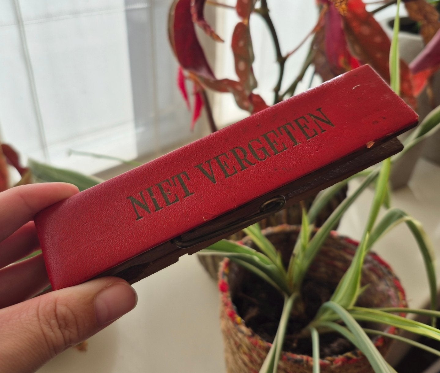 Grote vintage houten wasknijper, Hout, Brocante, Ophalen of Verzenden, Zo goed als nieuw