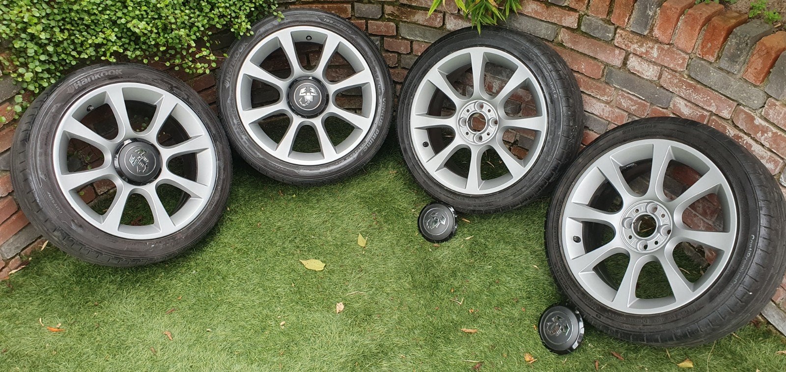 16 inch Fiat Abarth 500 velgen - Schadevrij, Auto-onderdelen, Ophalen, Gebruikt, 16 inch, Banden en Velgen