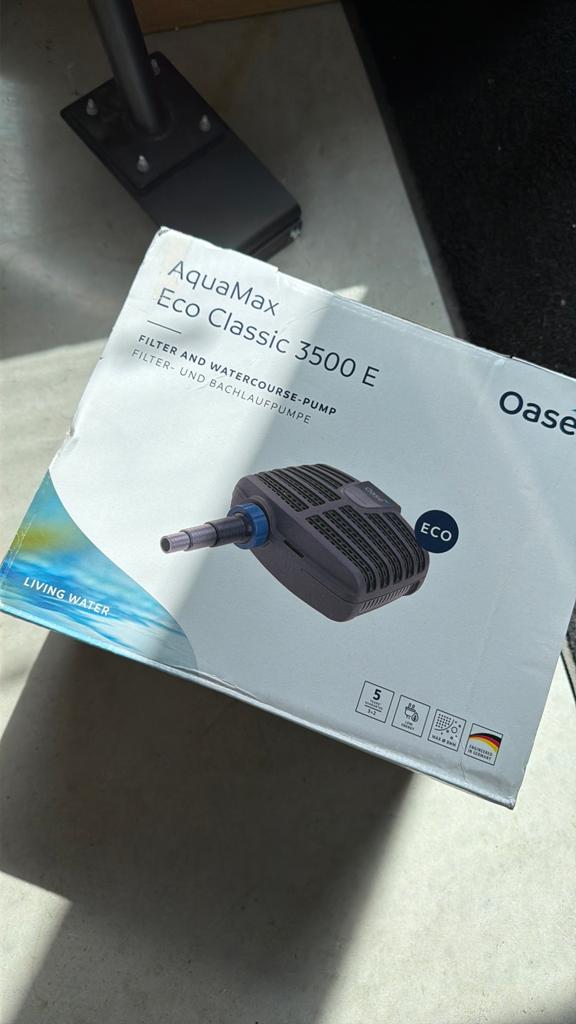 Oase Aquamax Eco Classic 3500e, Ophalen, Zo goed als nieuw, Vijverpomp