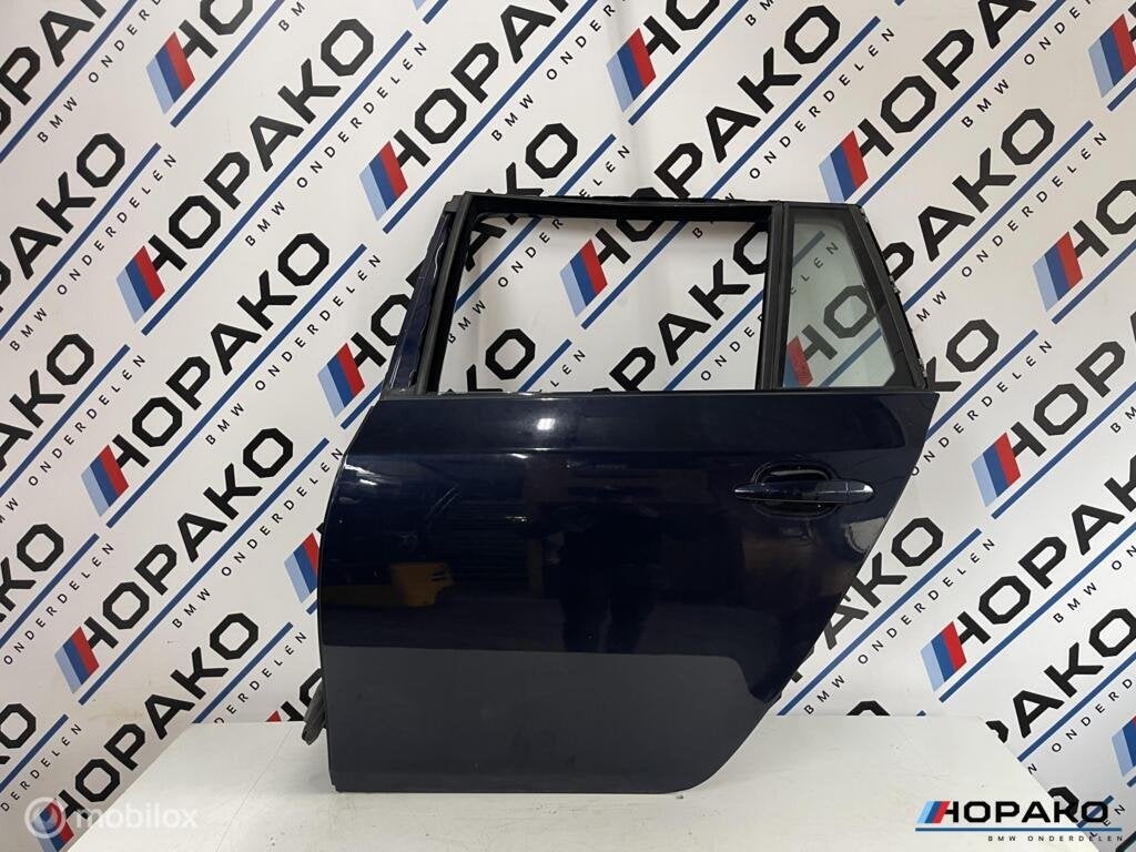 BMW 5 serie E61 |achterdeur links| Orient blue metallic, Auto-onderdelen, Gebruikt, Deur, Einsteinlaan 5, Rijnswijk, Ophalen of Verzenden