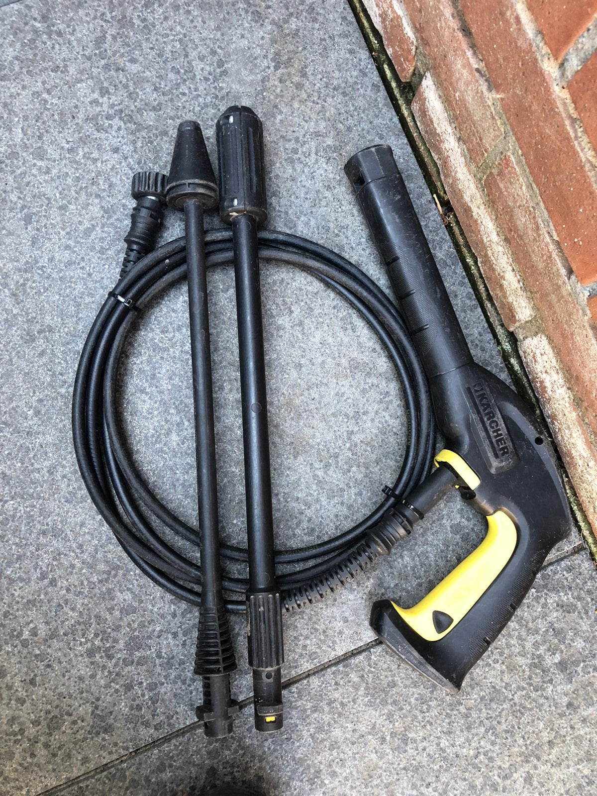 Kärcher set voor k-2 een k-3 hogedrukreiniger, Ophalen of Verzenden, Zo goed als nieuw, Elektrisch