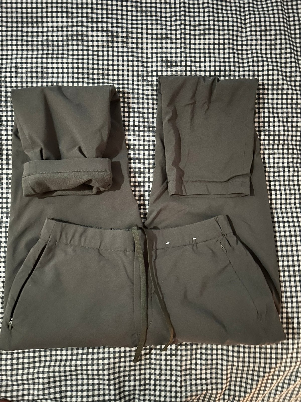 UNIQLO Softshell Pants, Kleding | Dames, Positiekleding, Ophalen of Verzenden, Zo goed als nieuw, Grijs, Broek of Spijkerbroek