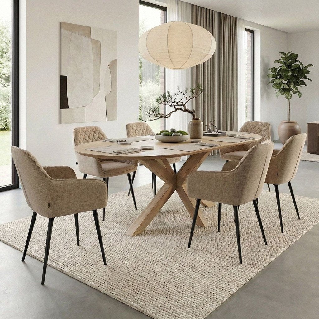 Foto 7 van KICK Eetkamerstoel - 6 Jip Wit - Nieuw - Laatste sets