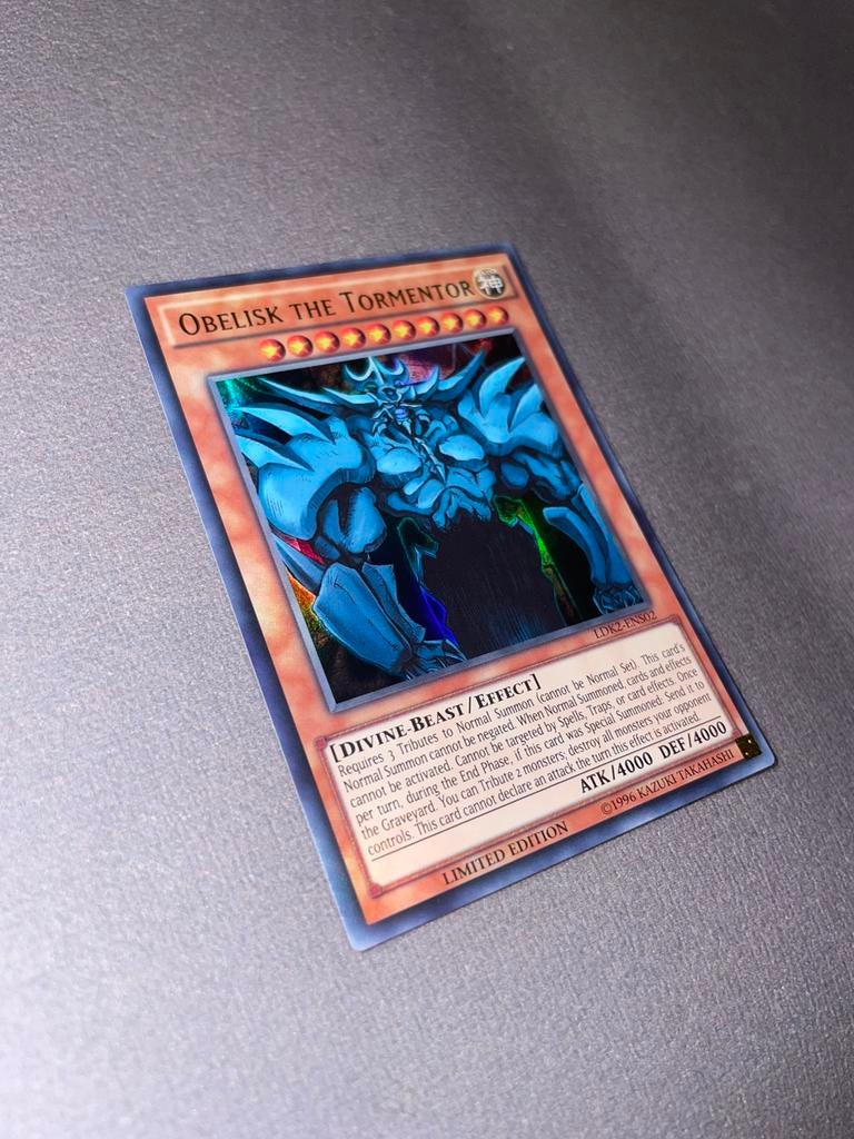Yu-Gi-Oh! Obelisk the Tormentor - Limited Ed  - Ultra Rare, Ophalen of Verzenden, Nieuw, Losse kaart, Foil