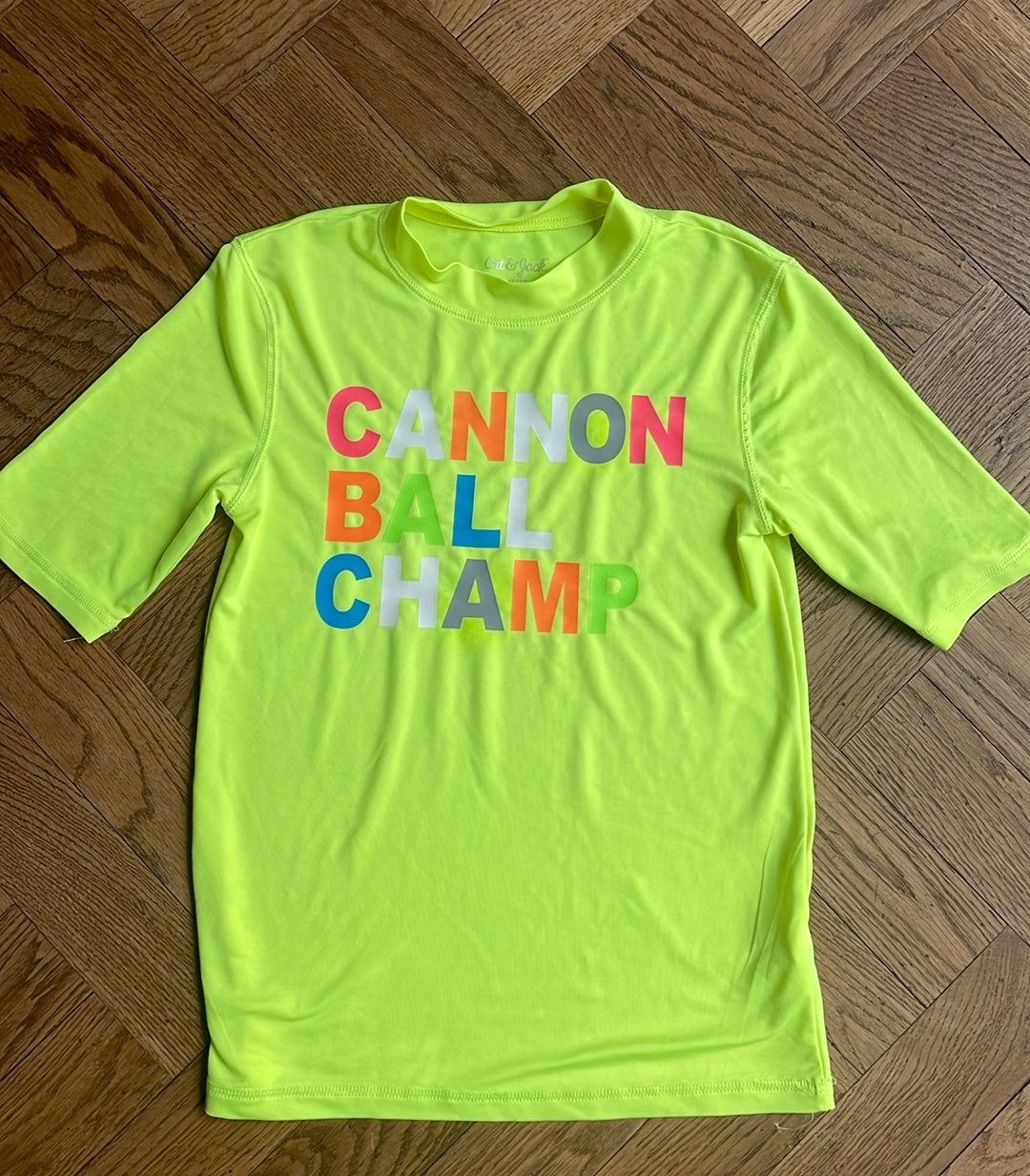 Cat & Jack UV-shirt zwemshirt maat 8-10 (134-146), Ophalen of Verzenden, Zo goed als nieuw, Jongen of Meisje