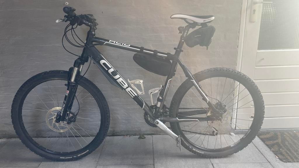 Cube Acid MTB 26” zwart/wit, Gebruikt, Hardtail, 49 tot 53 cm, Ophalen