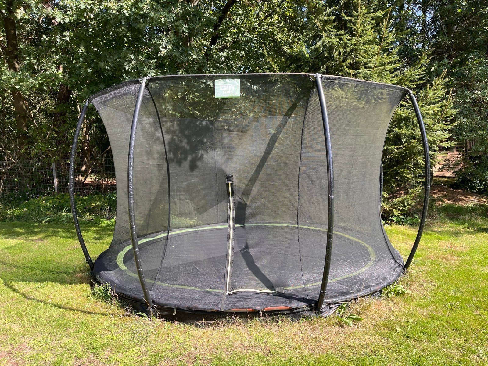 Exit Black Edition Inground Trampoline 366 cm, Ophalen, Gebruikt