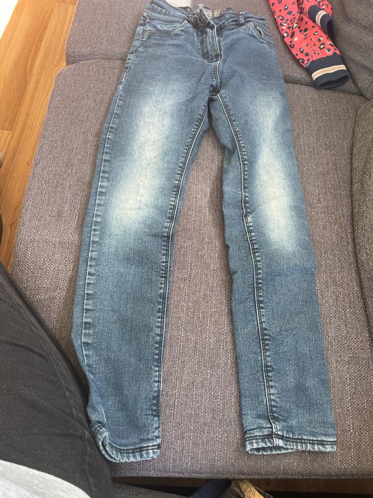 Stoere spijkerbroek voor kinderen - Basics Orchestra, Kinderen en Baby's, Ophalen of Verzenden, Gebruikt, Jongen of Meisje, Broek