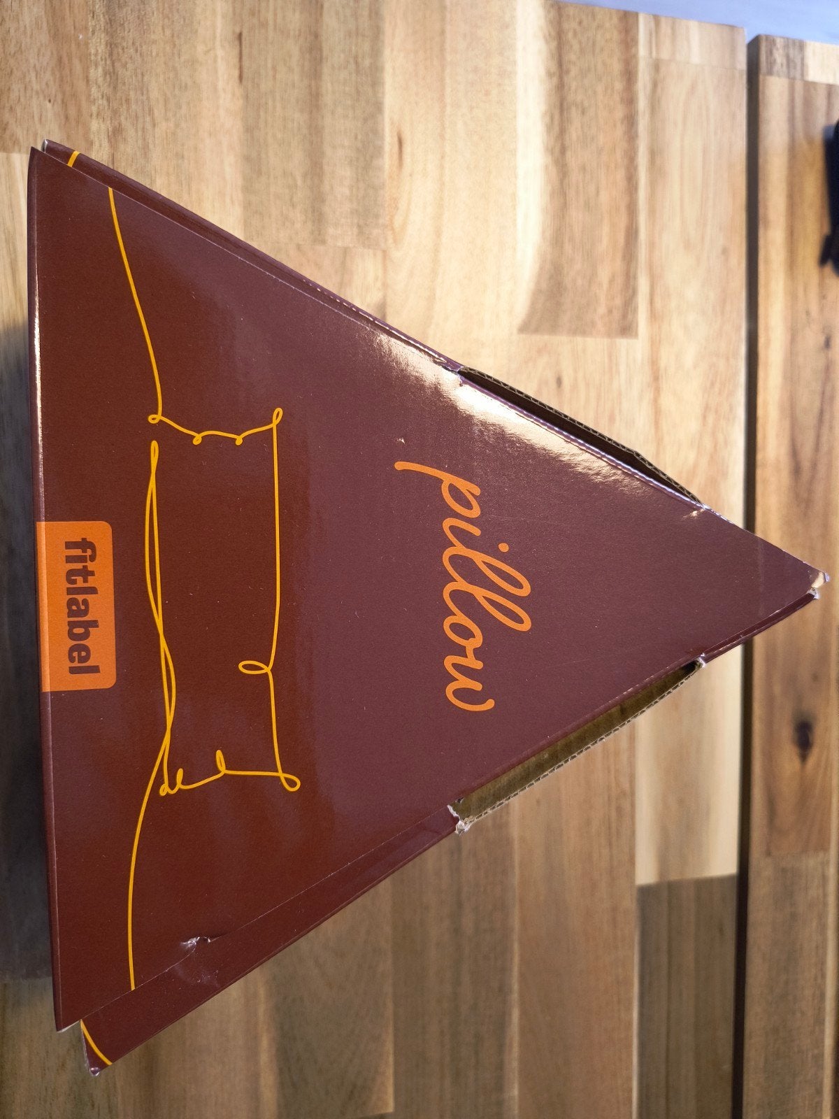 Fitlabel Pillow - Pitten kussen in driehoekige doos, Sport en Fitness, Ophalen of Verzenden, Nieuw, Overige typen