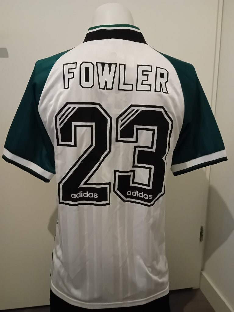 Voetbalshirt Liverpool Fowler maat M, Ophalen of Verzenden, Zo goed als nieuw, Buitenlandse clubs, Shirt