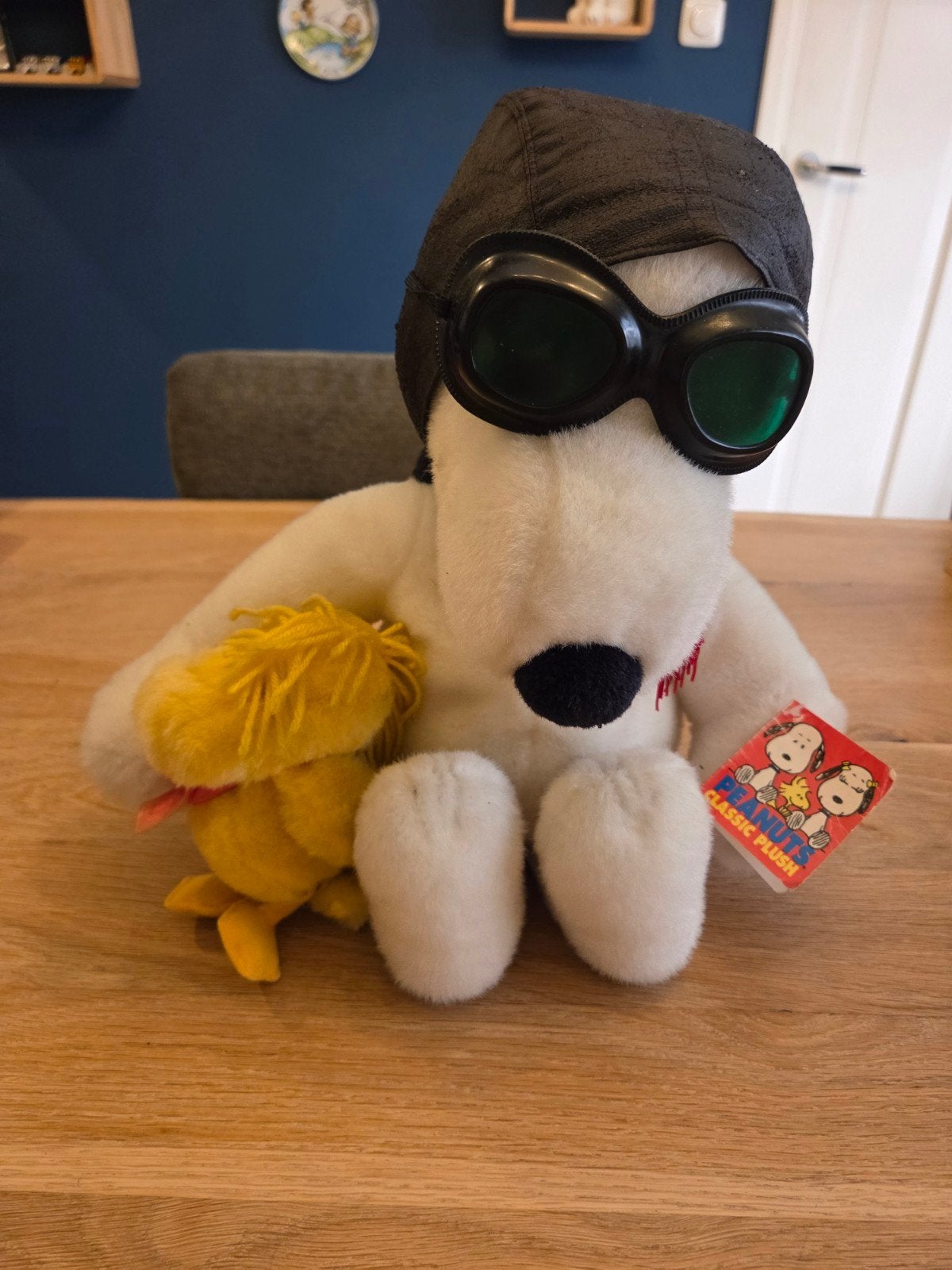 Vintage snoopy knuffel, Ophalen of Verzenden, Zo goed als nieuw, Overige typen