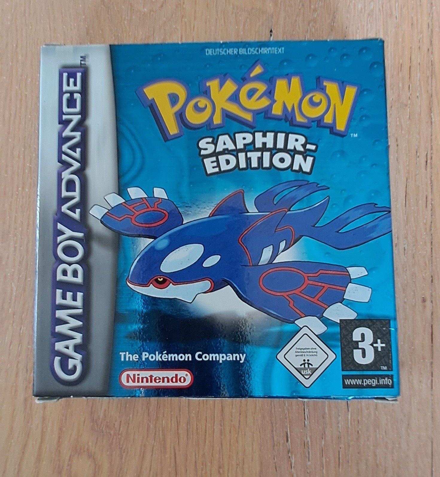 Pokemon Saphir Edition Game Boy Advance, 1 speler, Ophalen of Verzenden, Zo goed als nieuw, Role Playing Game (Rpg)