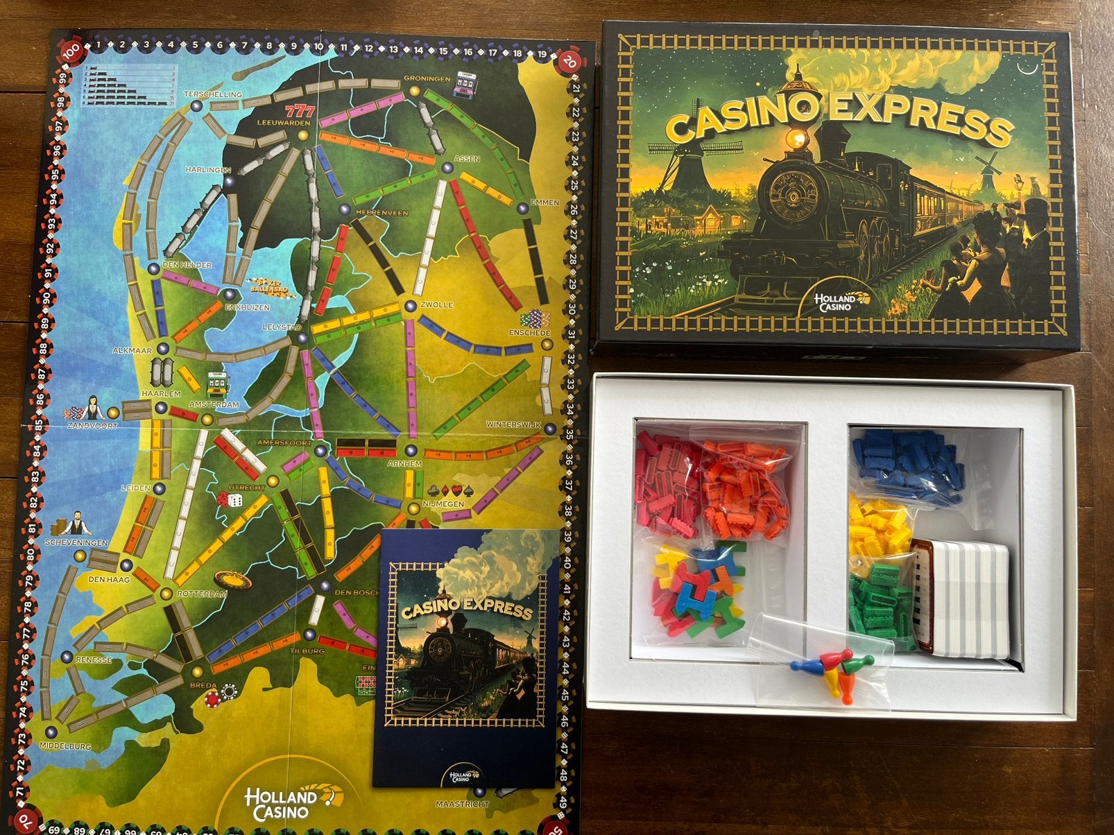 Ticket to Ride- Casino Express - ZELDZAAM van Holland Casino, Ophalen of Verzenden, Zo goed als nieuw