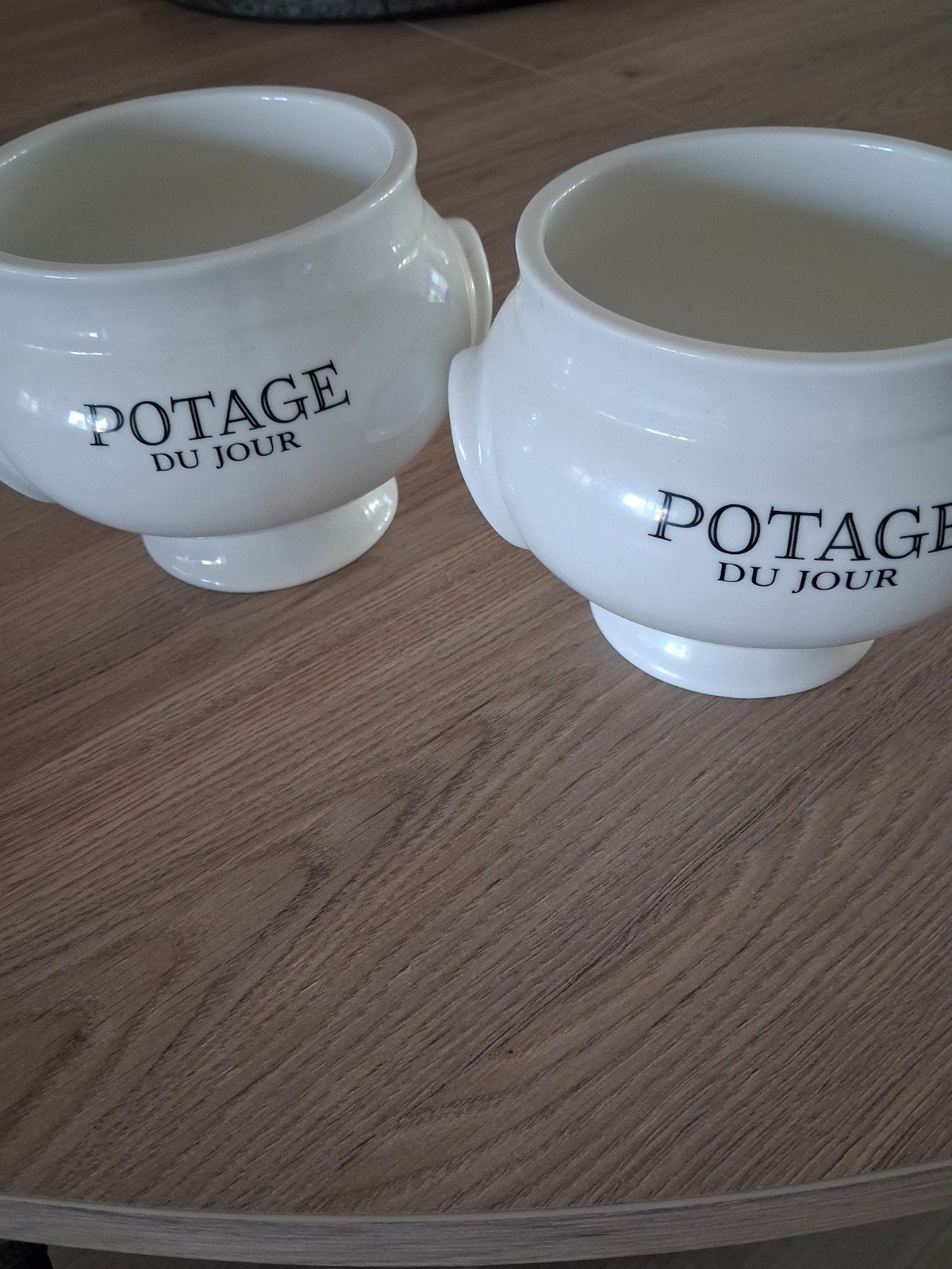 Riviera Maison Potage du Jour soepkommen (2 stuks), Huis en Inrichting, Ophalen of Verzenden, Nieuw, Kom(men)