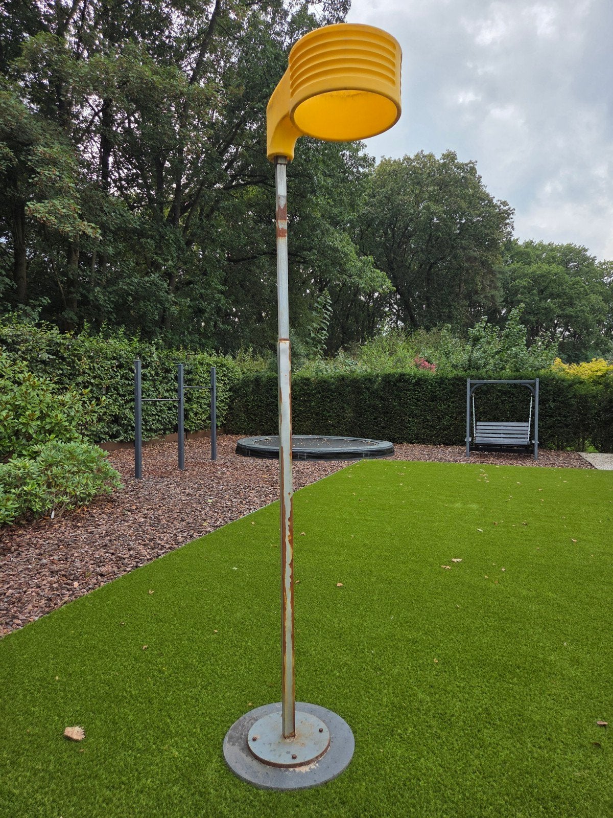 Korfbalpaal met voet - Ideaal voor tuin of training, Sport en Fitness, Ophalen, Gebruikt