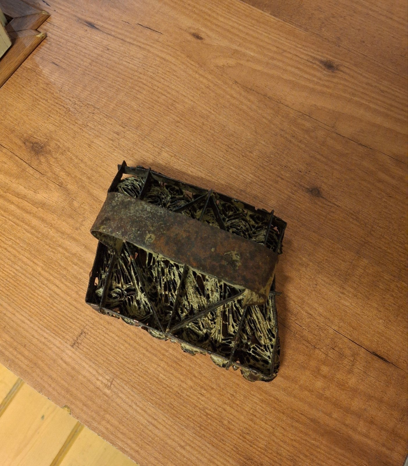 Oude Batik Stempel - Uniek Handwerk Gereedschap, Ophalen