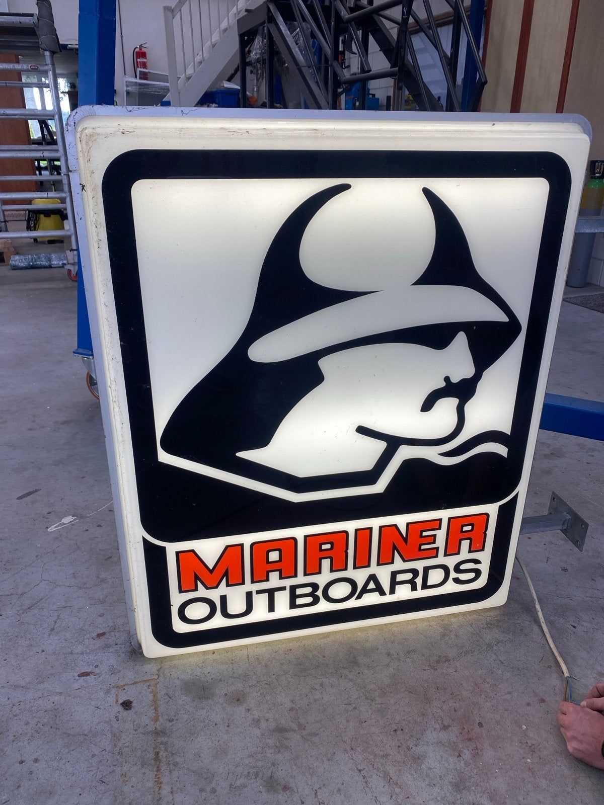 Mariner Outboards Lichtbak - Reclamebord, Ophalen of Verzenden, ., ., .