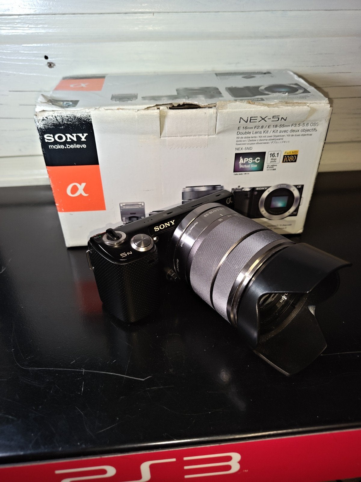Sony NEX-5N met 18-55mm lens, Audio, Tv en Foto, Fotocamera's Digitaal, 16 megapixels, Ophalen of Verzenden, 4 t/m 7 keer, Sony