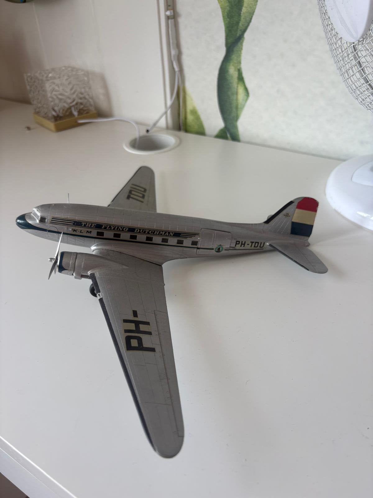 Oude klm Douglas DC-2 model, Overige merken, 1:72 tot 1:144, Gebruikt, Ophalen of Verzenden