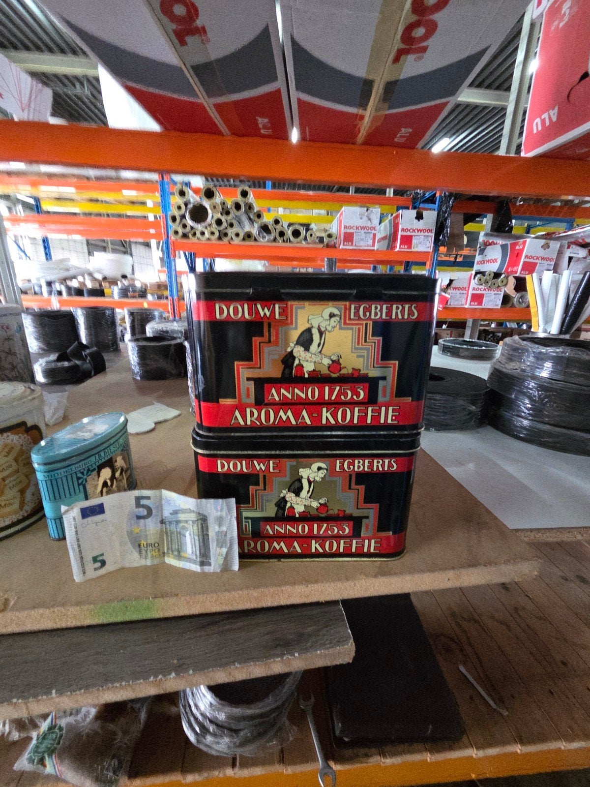 2 Douwe Egberts Aroma Koffie blikken, Ophalen of Verzenden