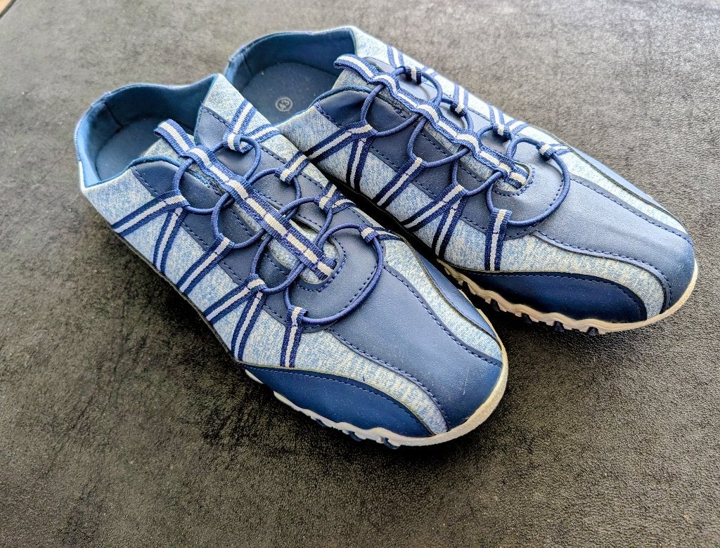 Nieuwe instap sneakers met: 43, Blauw, Nieuw, Ophalen of Verzenden, Sneakers of Gympen