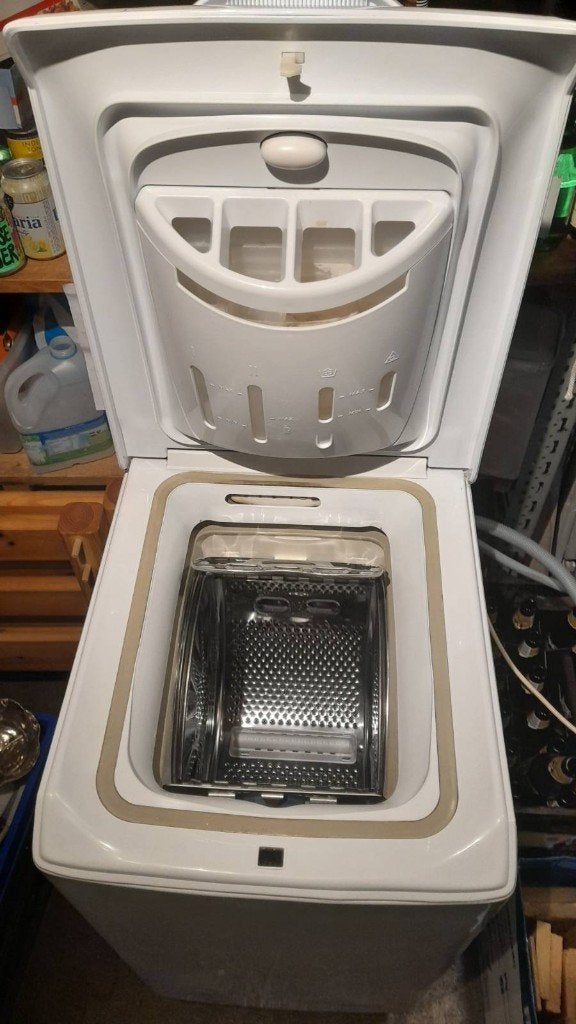 Indesit toplader wasmachine, Witgoed en Apparatuur, Ophalen, 1200 tot 1600 toeren, Gebruikt, Minder dan 4 kg