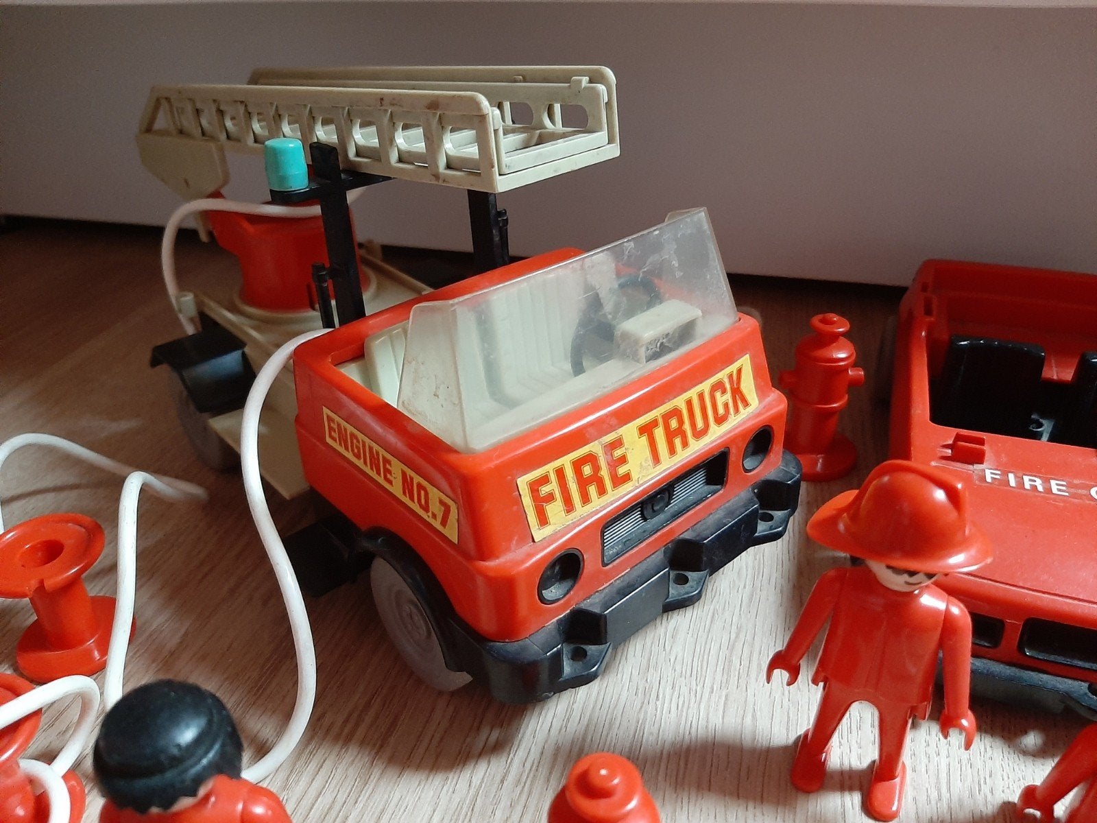 Playmobil brandweerwagen met spulletjes, Ophalen of Verzenden