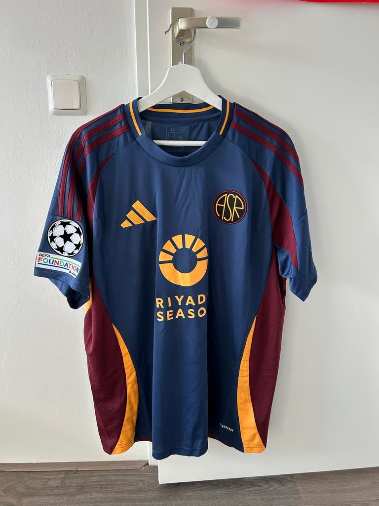 AS Roma 23/24 Derde Shirt Adidas - Nieuw met labels - XL, Blauw, Ophalen of Verzenden, Voetbal, Maat 56/58 (XL)